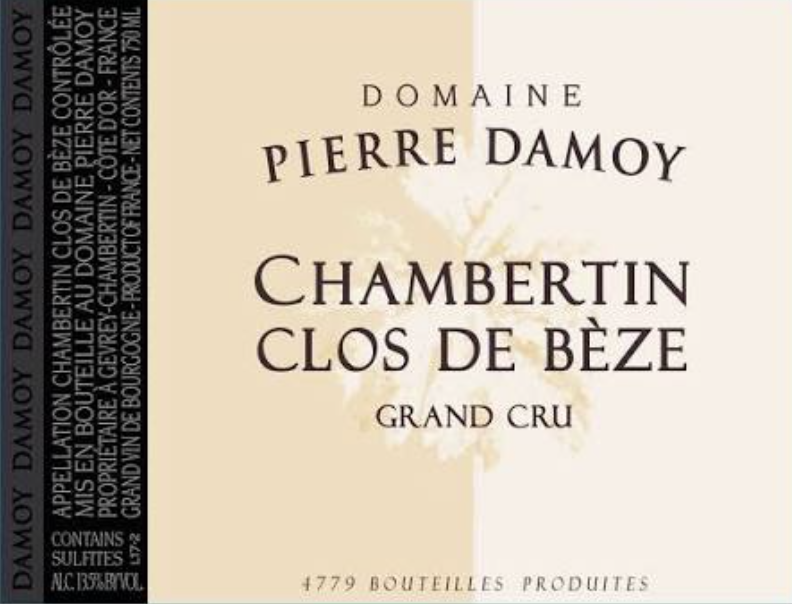 (image for) Chambertin Clos de Bèze Grand Cru Pierre Damoy 2008 [WA 95] [WAS: $480++]
